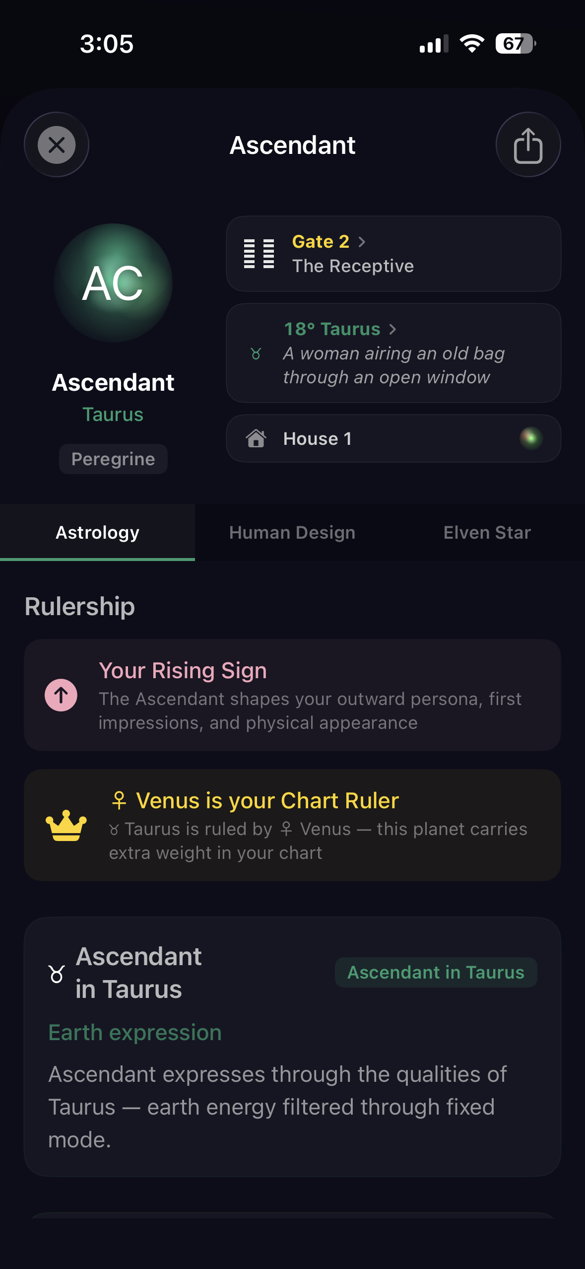 ChromaArchetype Planet Detail Sheet - In-depth astrological interpretations, Sabian symbols, and color psychology breakdowns for natal placements